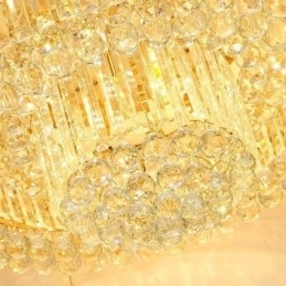 Innfelt Krystall Moderne Enkel Taklampe Kreativ Rund Belysning