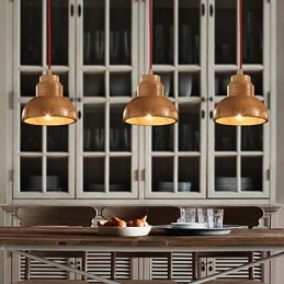 Lysekrone I Ministil, Tradisjonell Klassisk, Tre, Bambus