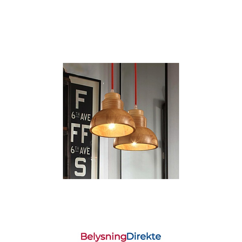 Lysekrone I Ministil, Tradisjonell Klassisk, Tre, Bambus