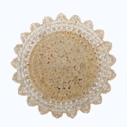 Europeisk Krystalltaklampe Med Innfelt Montering