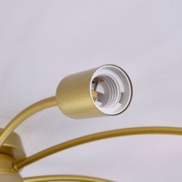 Taklampe Med Edderkopp, Antikk Klassisk Innfelt Spisestuelampe, 8-10 Armer