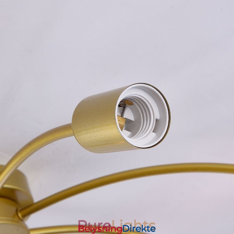 Taklampe Med Edderkopp, Antikk Klassisk Innfelt Spisestuelampe, 8-10 Armer