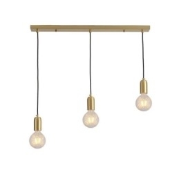 Nordisk Messing 3 Anhengslampe I Klyngeform, Kreativ Minimalistisk Lampe