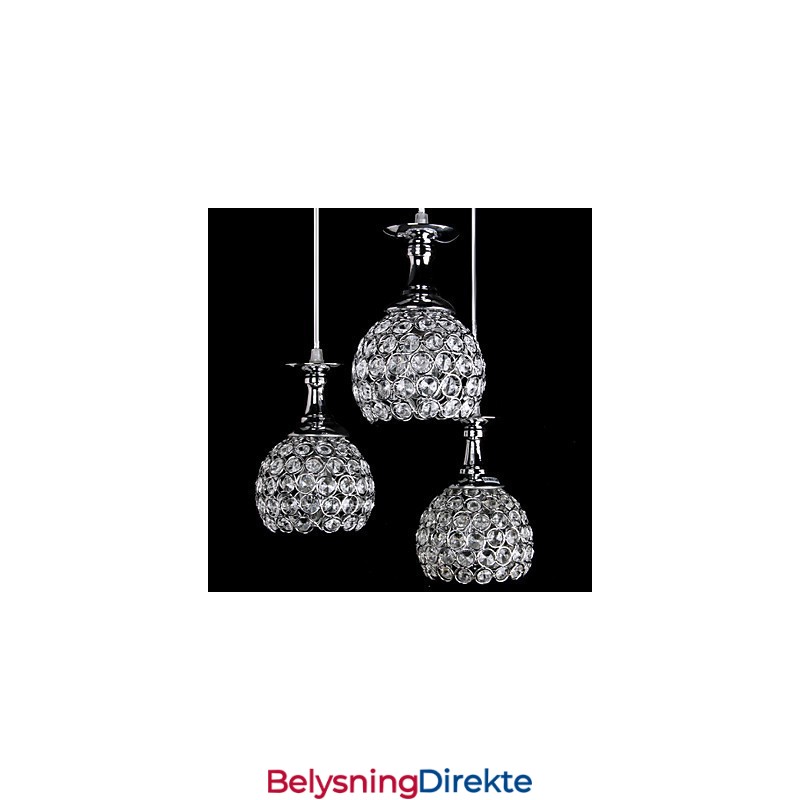 Krystalllysekrone Moderne Samtids Metall