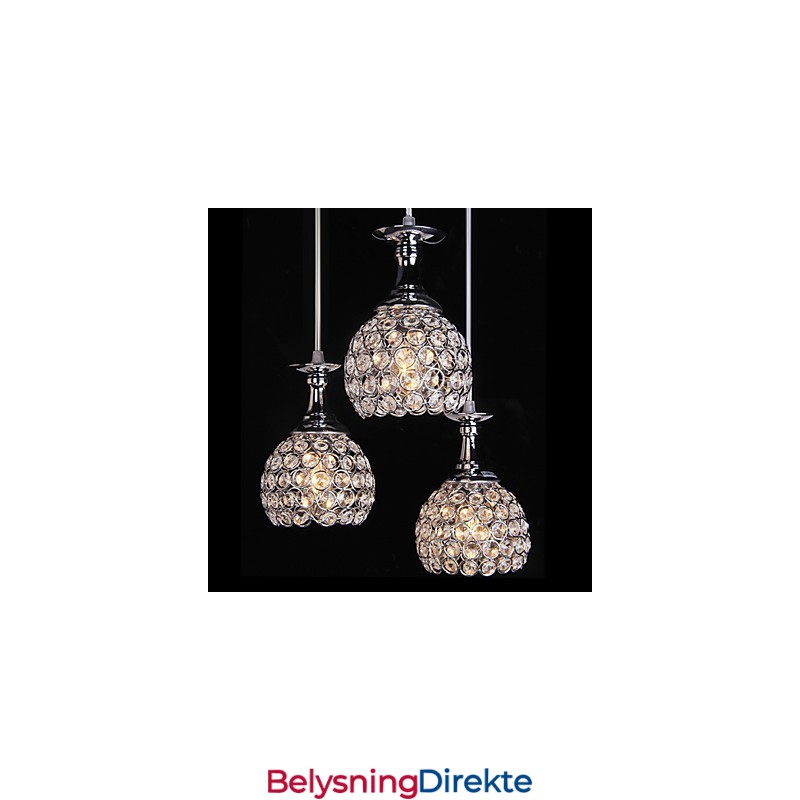 Krystalllysekrone Moderne Samtids Metall