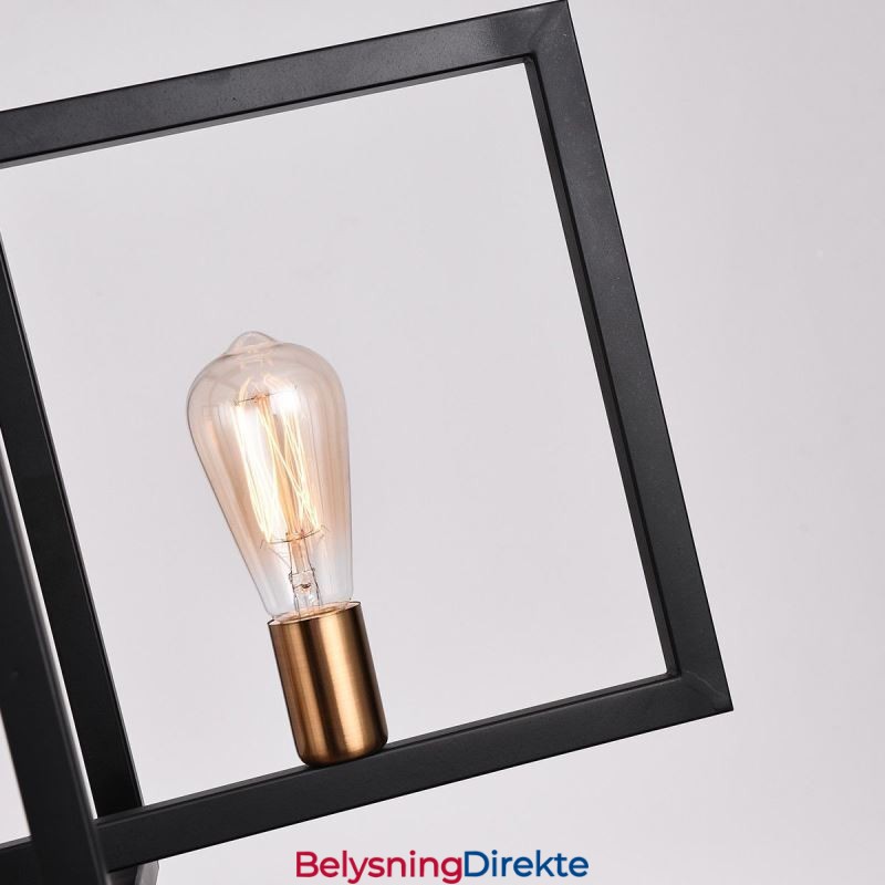 4-Lyss Pendellampe I Industriell Stil Lightingway