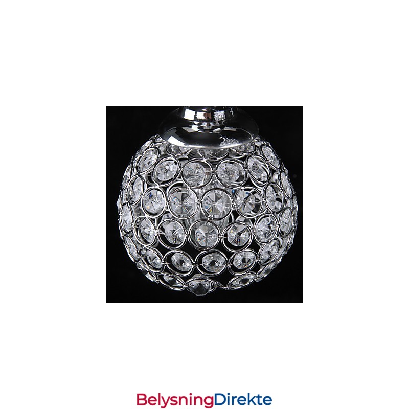 Krystalllysekrone Moderne Samtids Metall