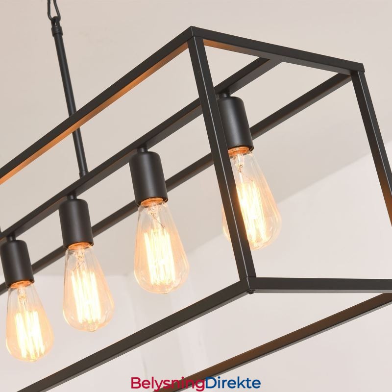 Pendellampe I Landlig Stil, Øystil, 6 Lys