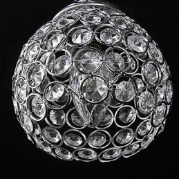 Krystalllysekrone Moderne Samtids Metall