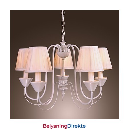 Rustikk Bronselysekrone I Hyttestil