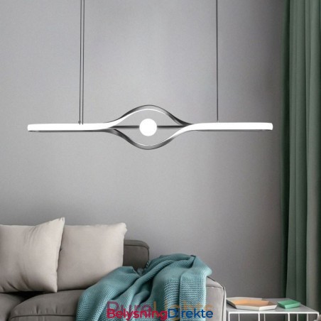 Moderne Lineær Pendellampe Med Lang Stripe