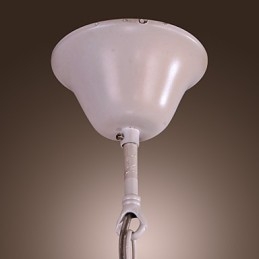 Rustikk Bronselysekrone I Hyttestil