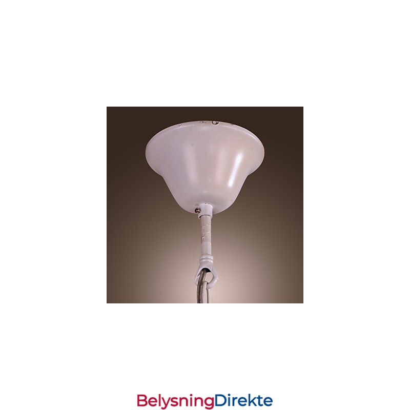 Rustikk Bronselysekrone I Hyttestil