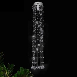 Luksuriøs Stor Lysekrone Moderne Krystall Innfelt Taklampe