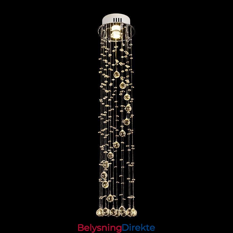 Luksuriøs Stor Lysekrone Moderne Krystall Innfelt Taklampe