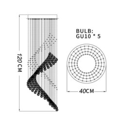 Elegant Krystalllysekrone Med Regndråper I Taklamper I Foajeen