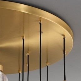 Amerikansk Cluster-Pendellampe Luksuriøs Taklampe I Glasskule