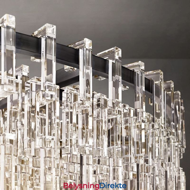 Amerikansk Taklampe Luksuriøs Krystall Pendellampe 60 Cm