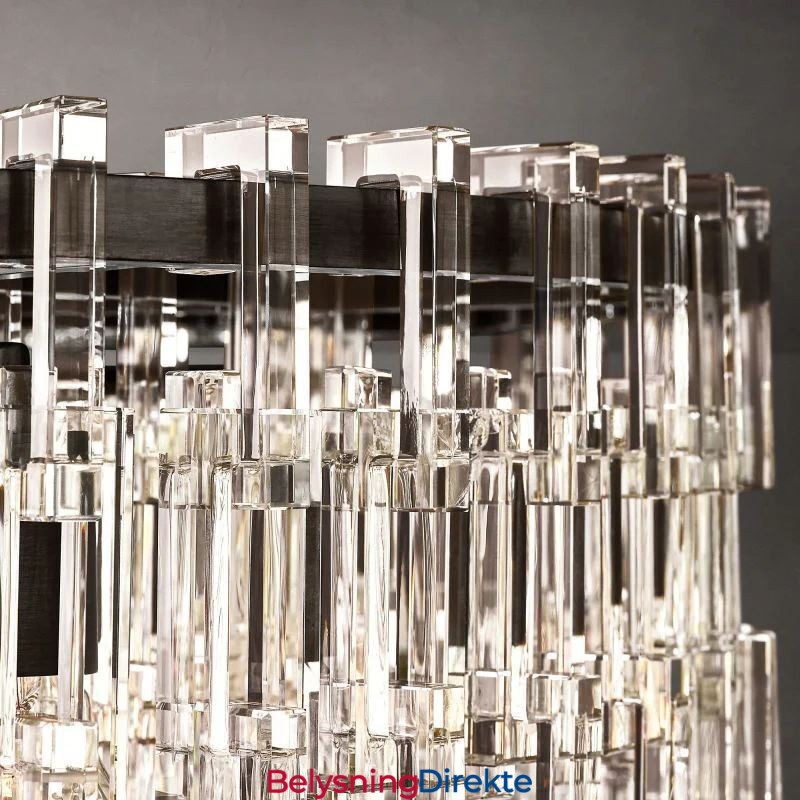 Amerikansk Taklampe Luksuriøs Krystall Pendellampe 60 Cm