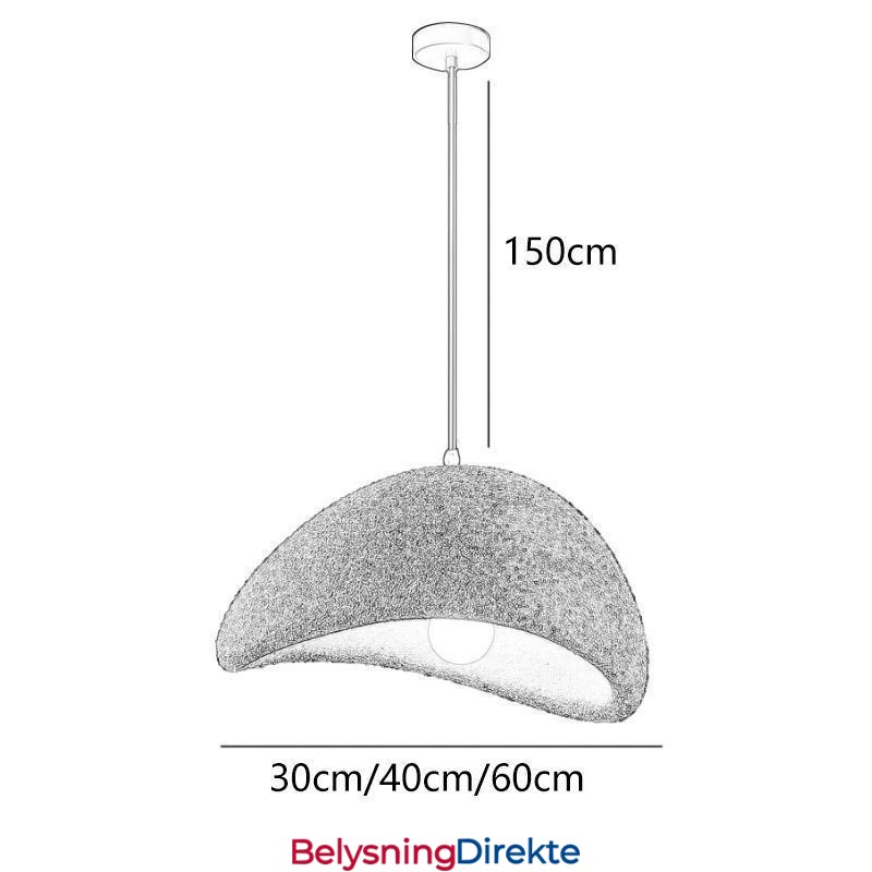 Hengelampe I Harpiks, Enkel Taklampe