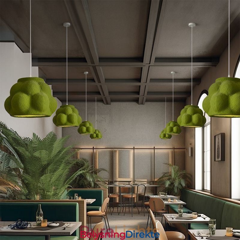 Moderne Hengende Lampe I Resin