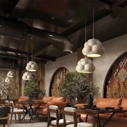 Moderne Hengende Lampe I Resin