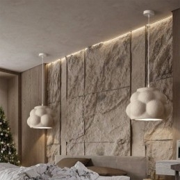 Moderne Hengende Lampe I Resin