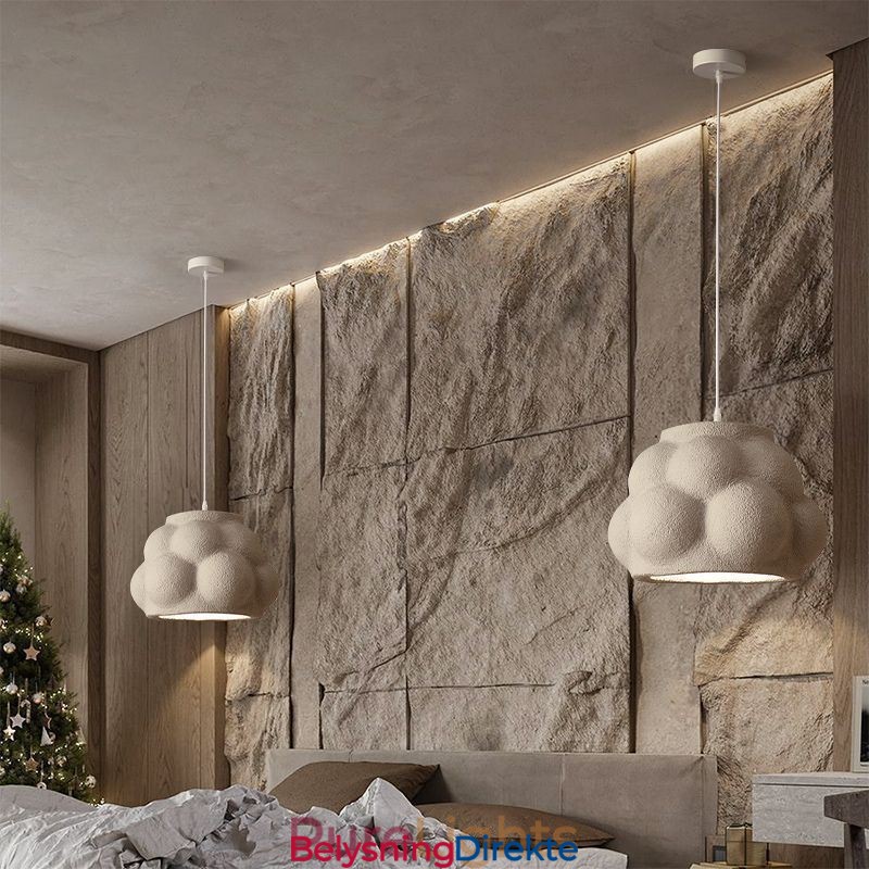 Moderne Hengende Lampe I Resin