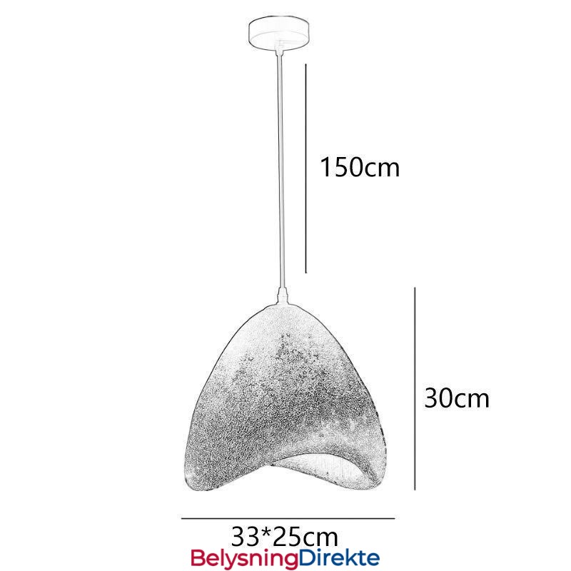 Dekorativ Hengende Lampe I Harpiks For Taklampe