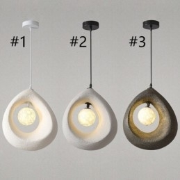 Moderne, Enkel Taklampe I Resin