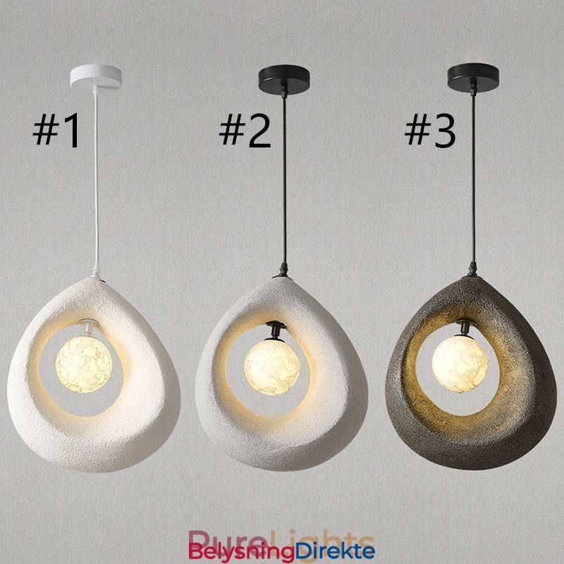 Moderne, Enkel Taklampe I Resin