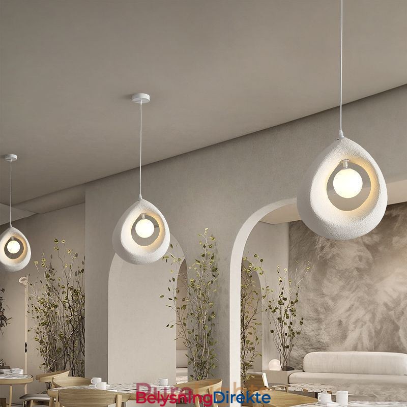 Moderne, Enkel Taklampe I Resin