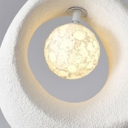Moderne, Enkel Taklampe I Resin