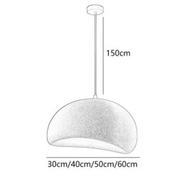 Minimalistisk Hengelampe I Resin