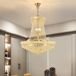 Krystall Pendellampe Moderne Dupleks Dekorativ Taklampe
