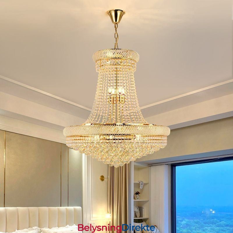 Krystall Pendellampe Moderne Dupleks Dekorativ Taklampe