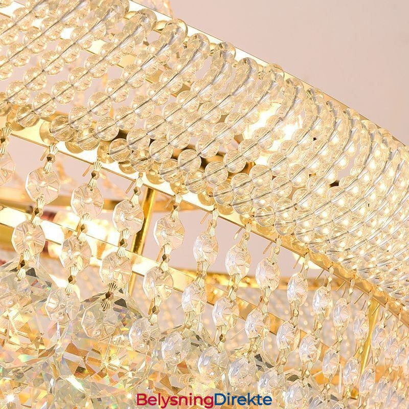 Krystall Pendellampe Moderne Dupleks Dekorativ Taklampe