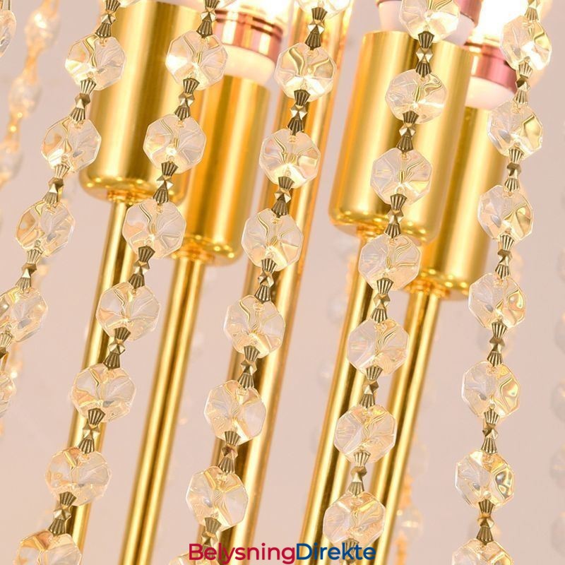 Krystall Pendellampe Moderne Dupleks Dekorativ Taklampe