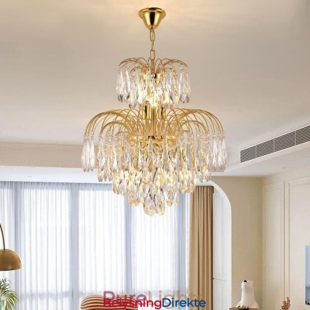 Krystall Pendellampe Moderne Tosidig Dekorativ Taklampe