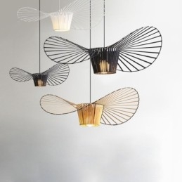 Moderne, Enkel Taklampe I Jernform Med Hatteform