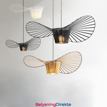 Moderne, Enkel Taklampe I Jernform Med Hatteform