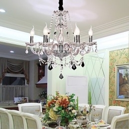 Rustikk Hyttekrystall Andre Glasslysekrone