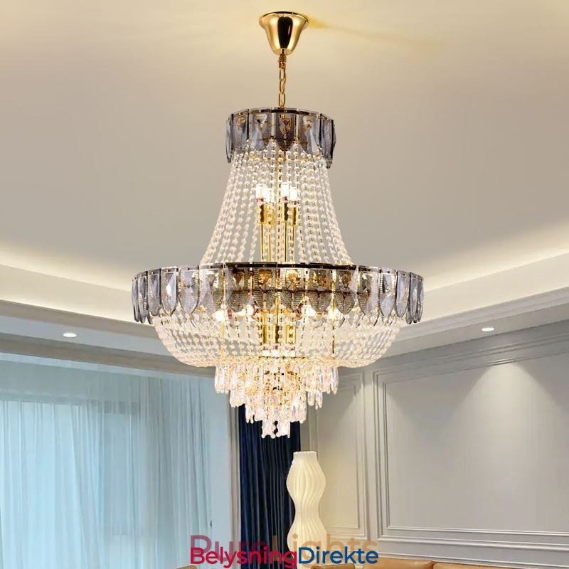 Krystall Pendellampe Luksuriøs Dekorativ Taklampe