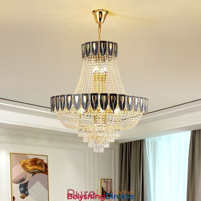 Krystall Pendellampe Luksuriøs Dekorativ Taklampe