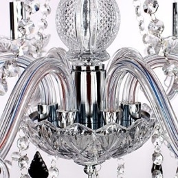 Rustikk Hyttekrystall Andre Glasslysekrone