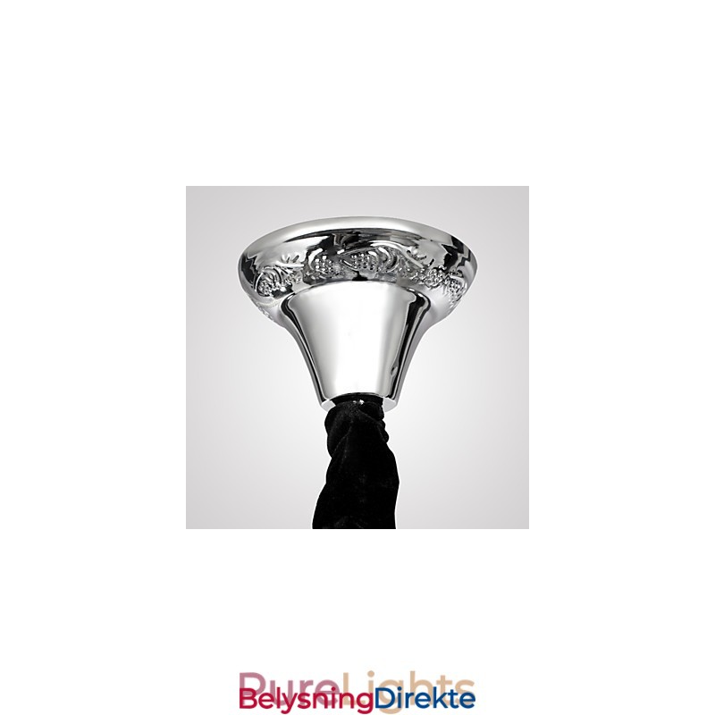 Rustikk Hyttekrystall Andre Glasslysekrone