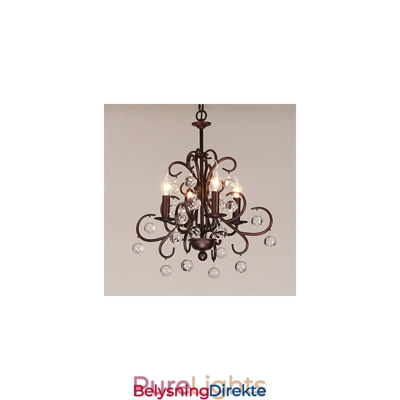 Tradisjonell Klassisk Maleri Metalllysekrone