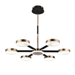 Minimalistisk Taklampe Med Syv Hoder Og Sirkelform