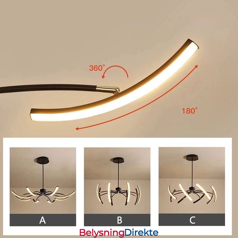 Pendellampe Minimalistisk Transformerbar Taklampe