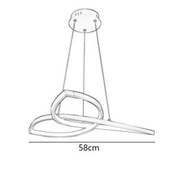 Minimalistisk Kløver Taklampe